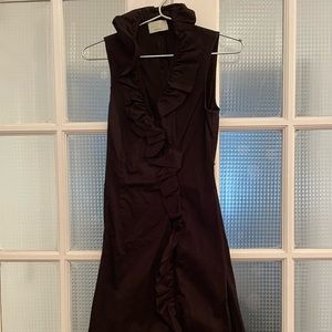 Review From Australia Black Ruffled Dress